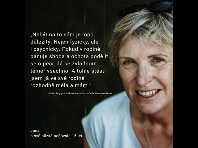 Woman caring for family